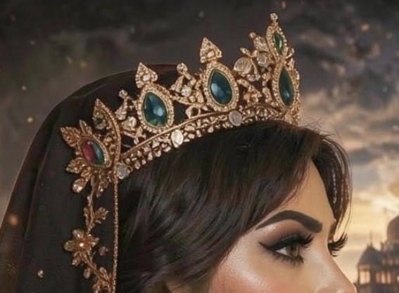Royal jewel-encrusted crown